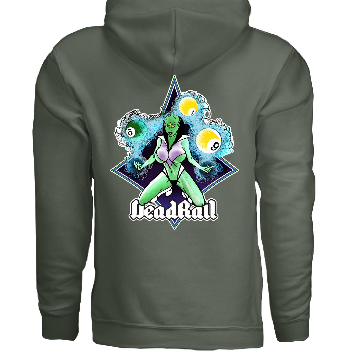 MILITARY GREEN - BACK
